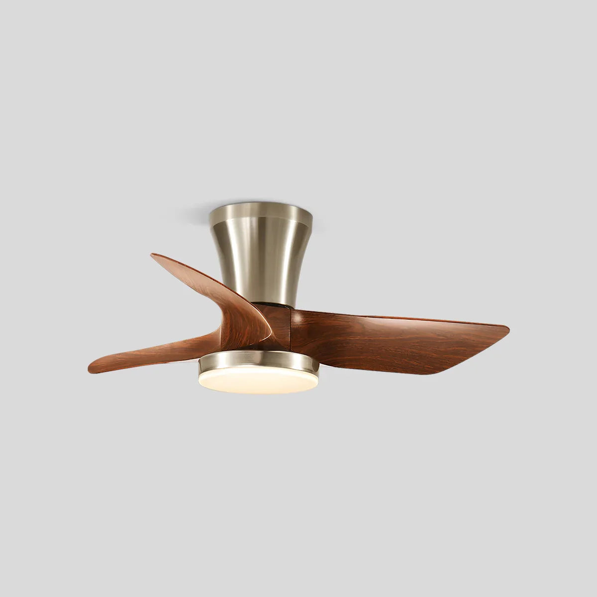 flairel Nordic LED Ceiling Fan with Light for Living Room