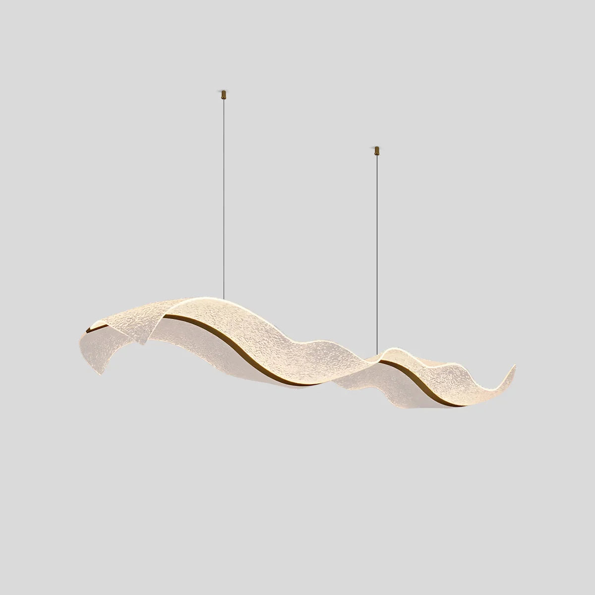 flairel Modern LED Wave Acrylic Chandelier