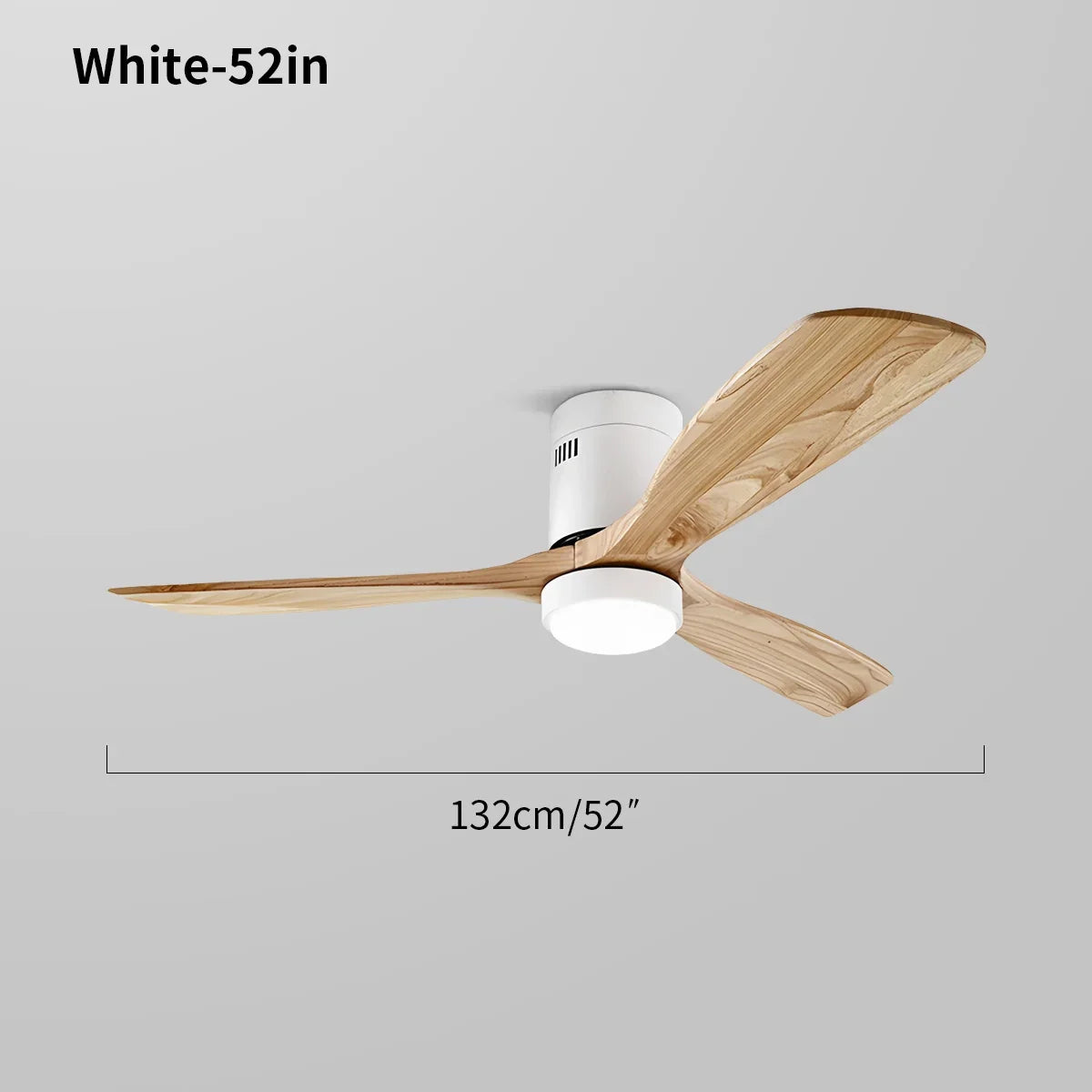 flairel Mid-century Modern Hugger Ceiling Fan Lamp