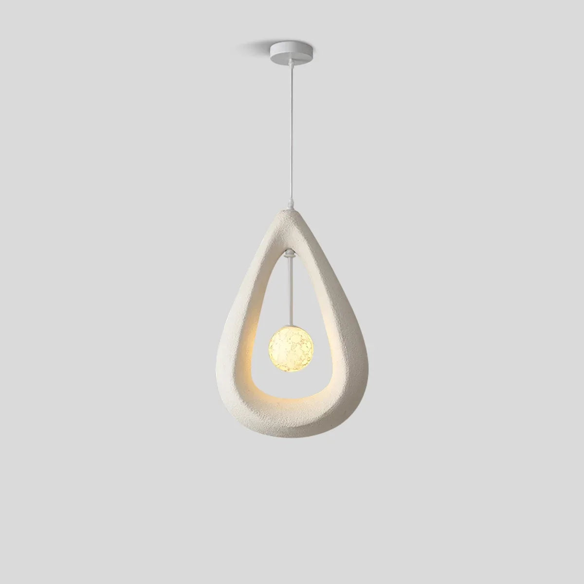 flairel Contemporary Creative Teardrop Orb Pendant Light