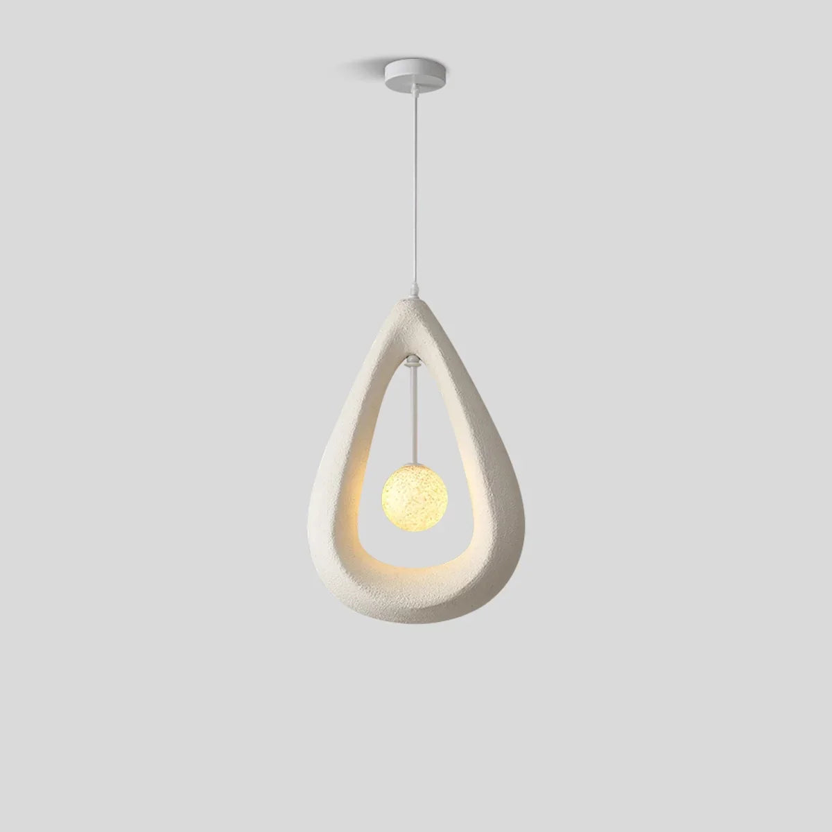 flairel Contemporary Creative Teardrop Orb Pendant Light