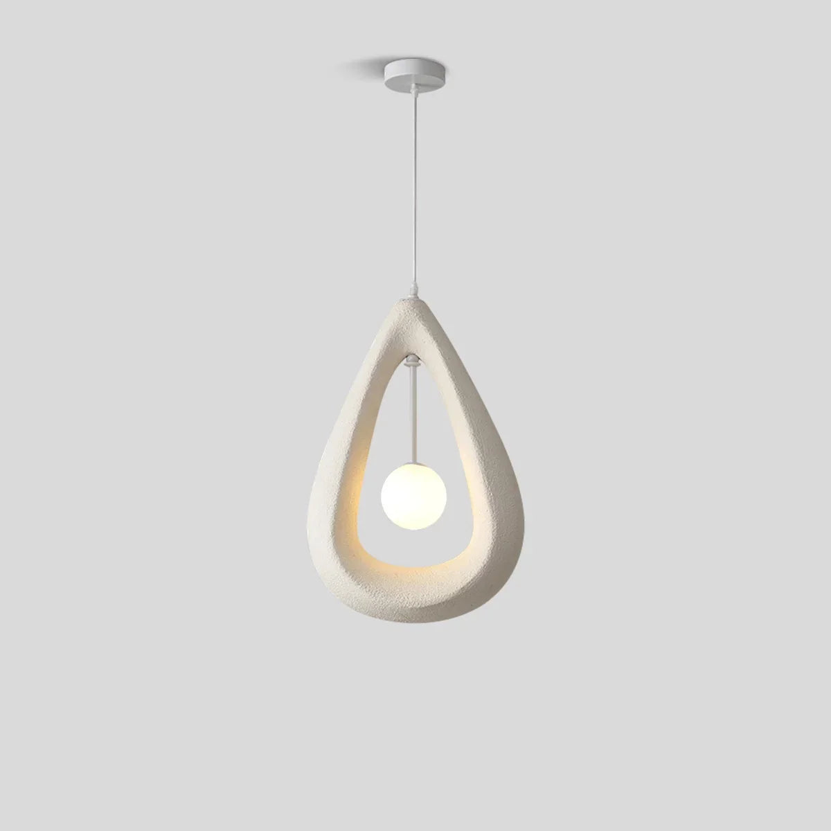 flairel Contemporary Creative Teardrop Orb Pendant Light