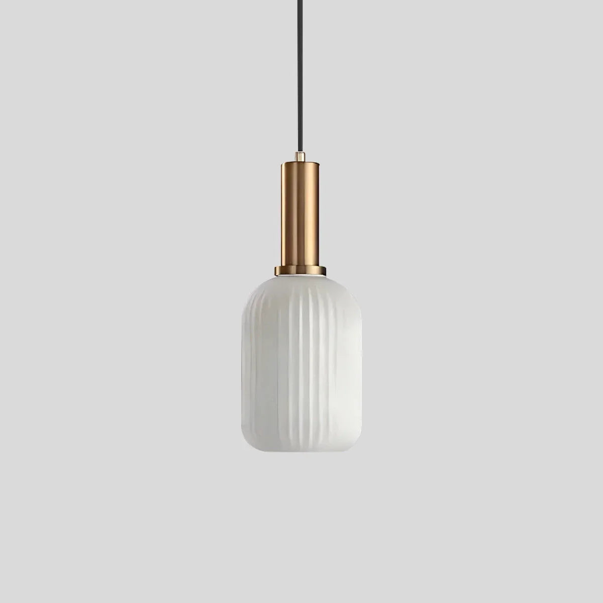flairel Nordic Vintage Glass Striped Pendeant Light