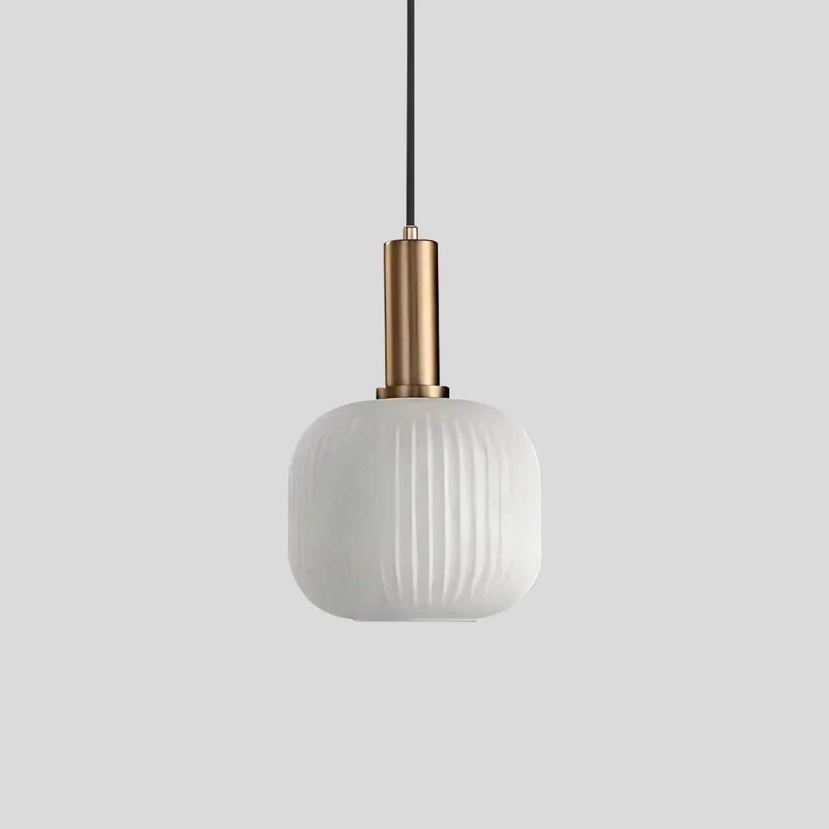 flairel Nordic Vintage Glass Striped Pendeant Light