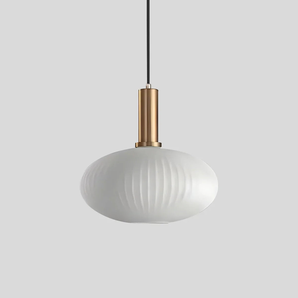 flairel Nordic Vintage Glass Striped Pendeant Light