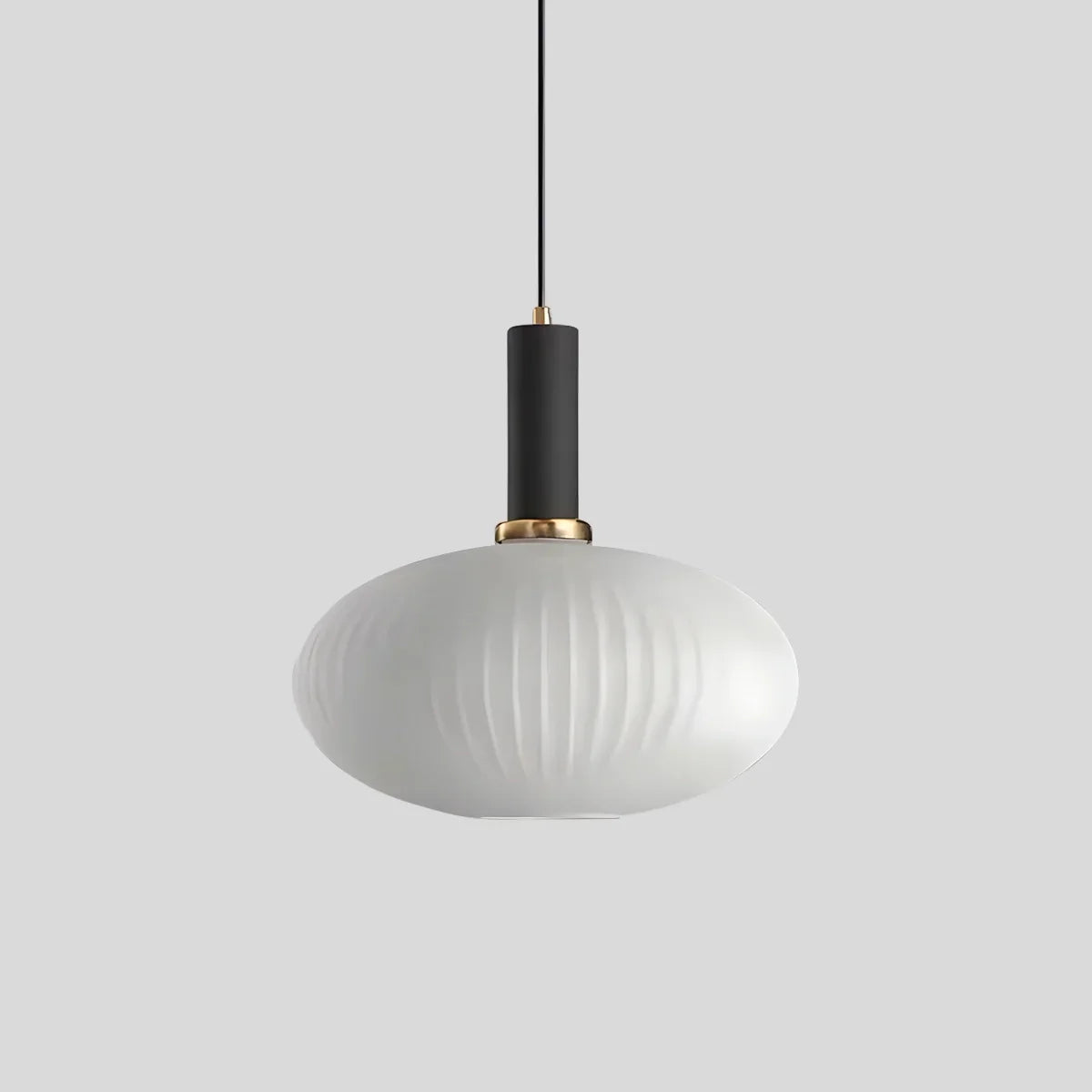 flairel Nordic Vintage Glass Striped Pendeant Light