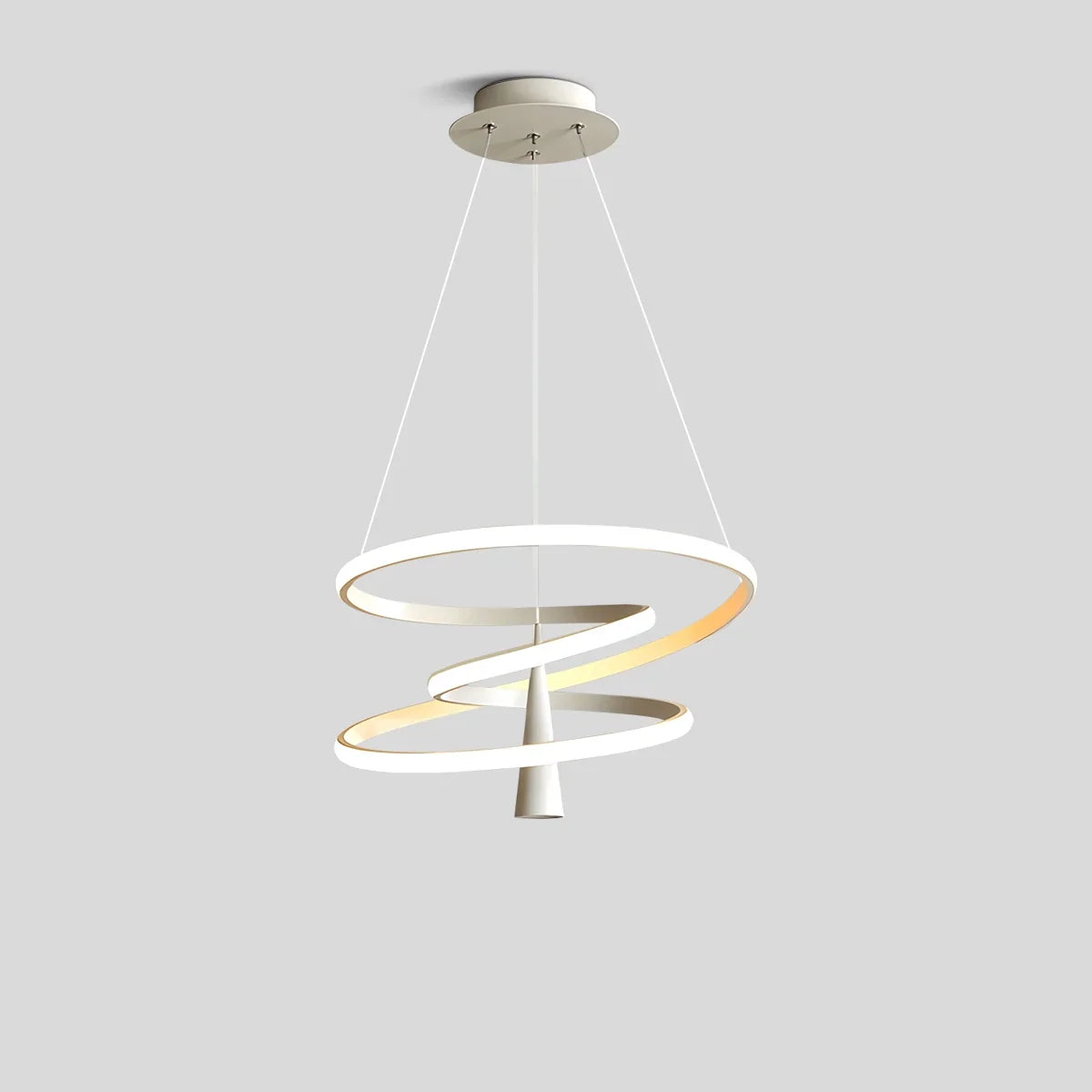 flairel Acrylic Ring Spotlight Chandelier