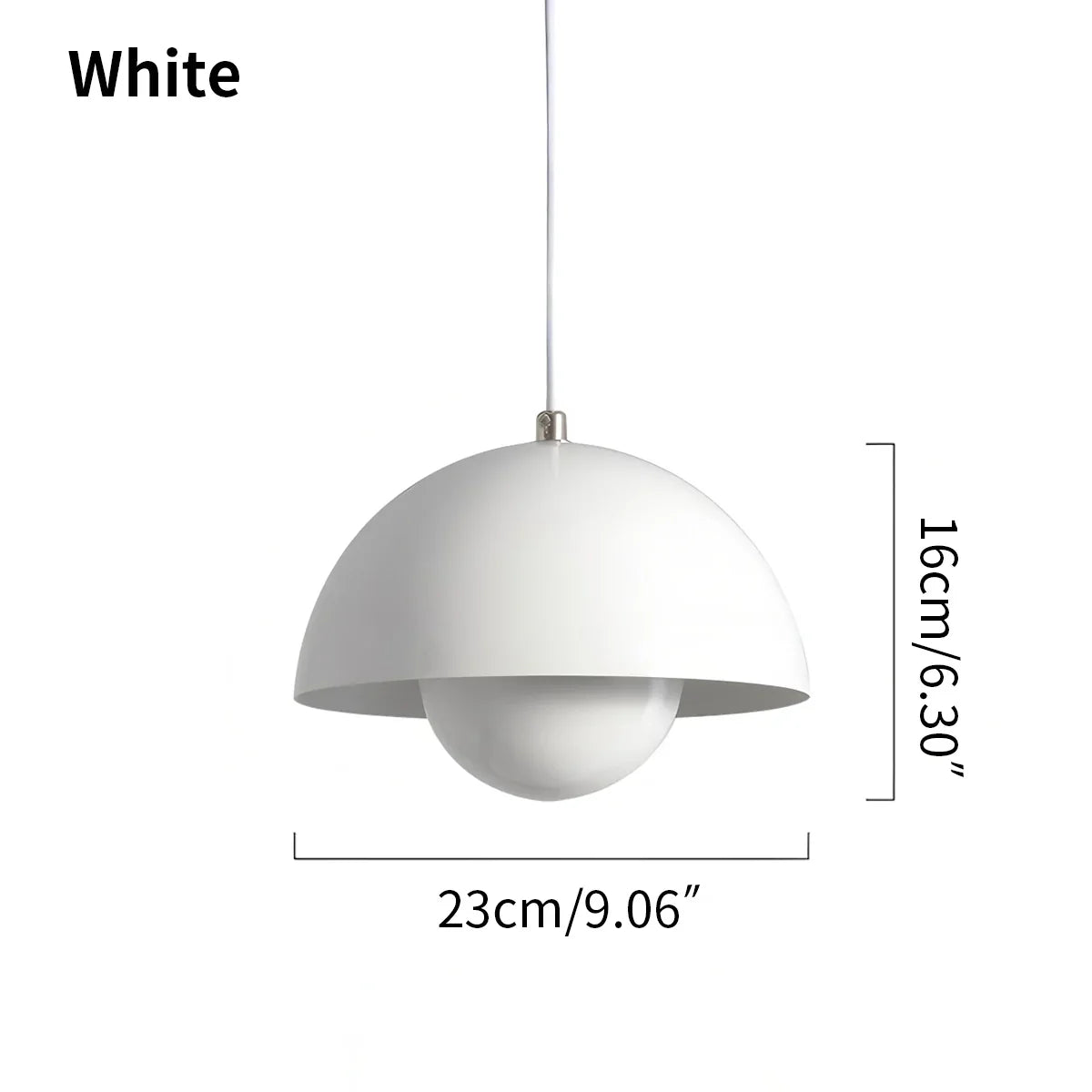 flairel Nordic Colorful Flower Bud Pendant Light