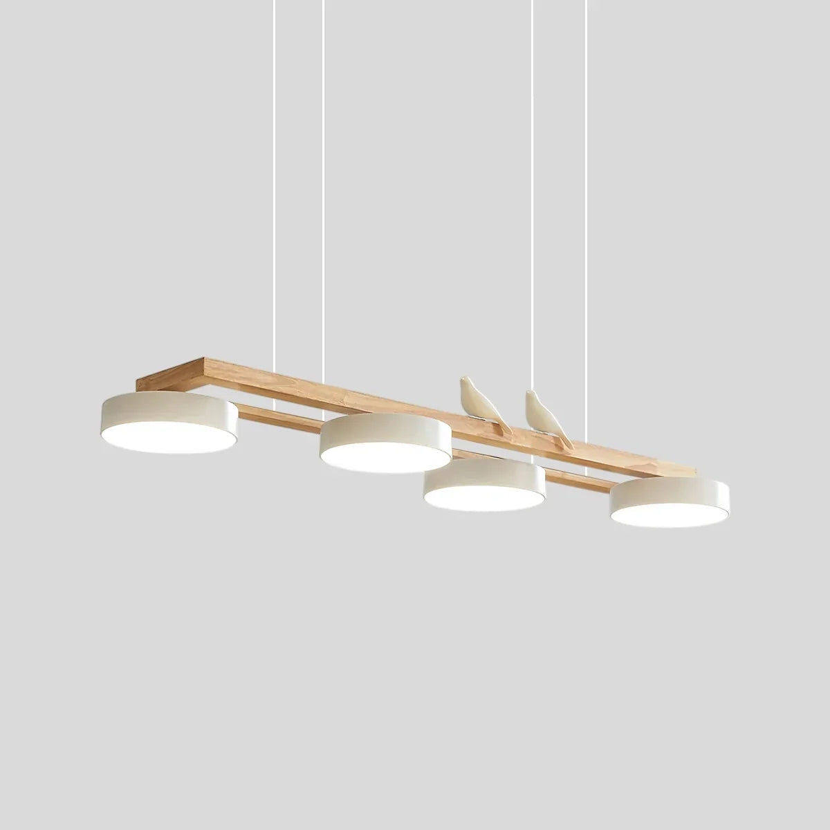 flairel Sienna Bird Long Chandelier for Dining Room