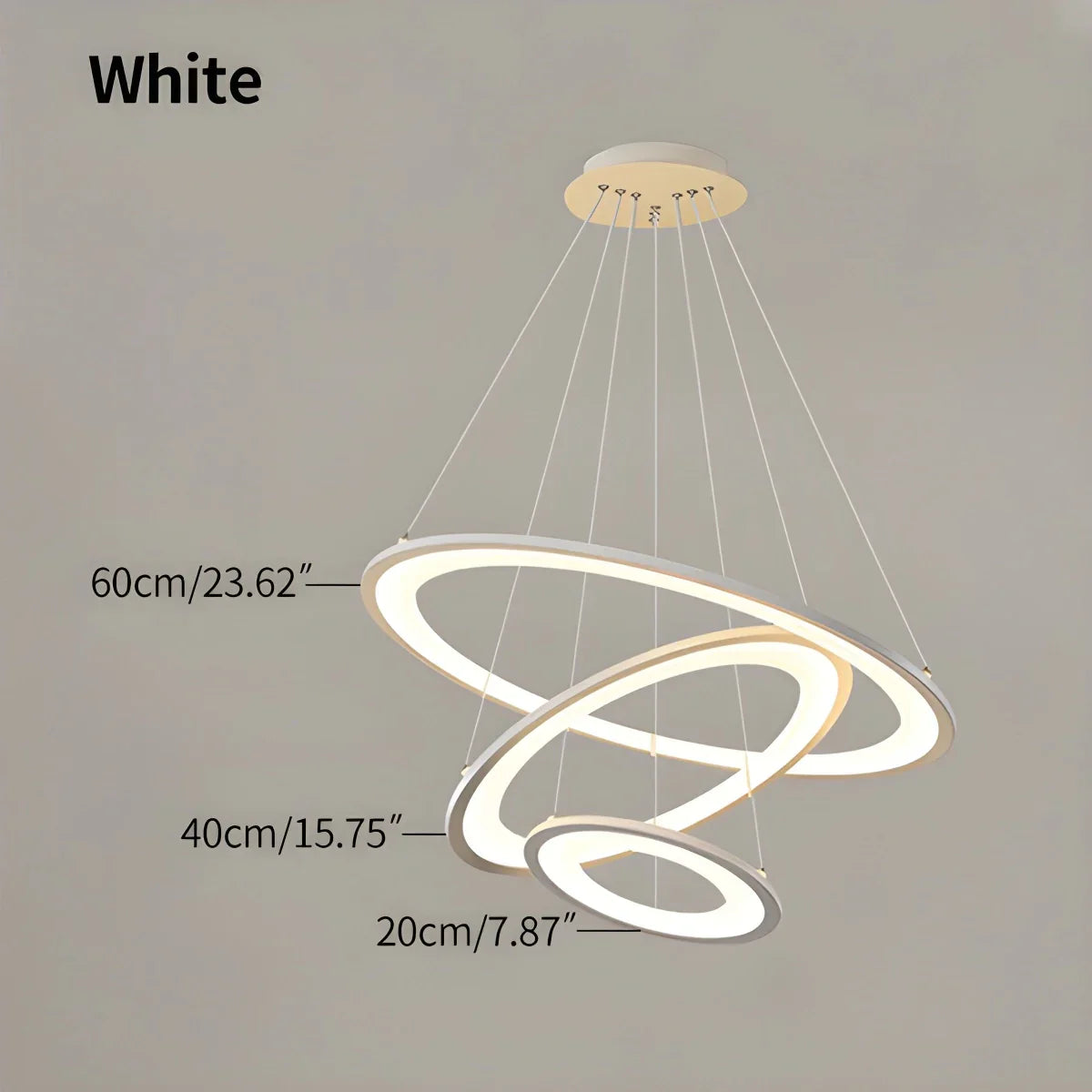 flairel Creative Minimalist Ring Chandelier