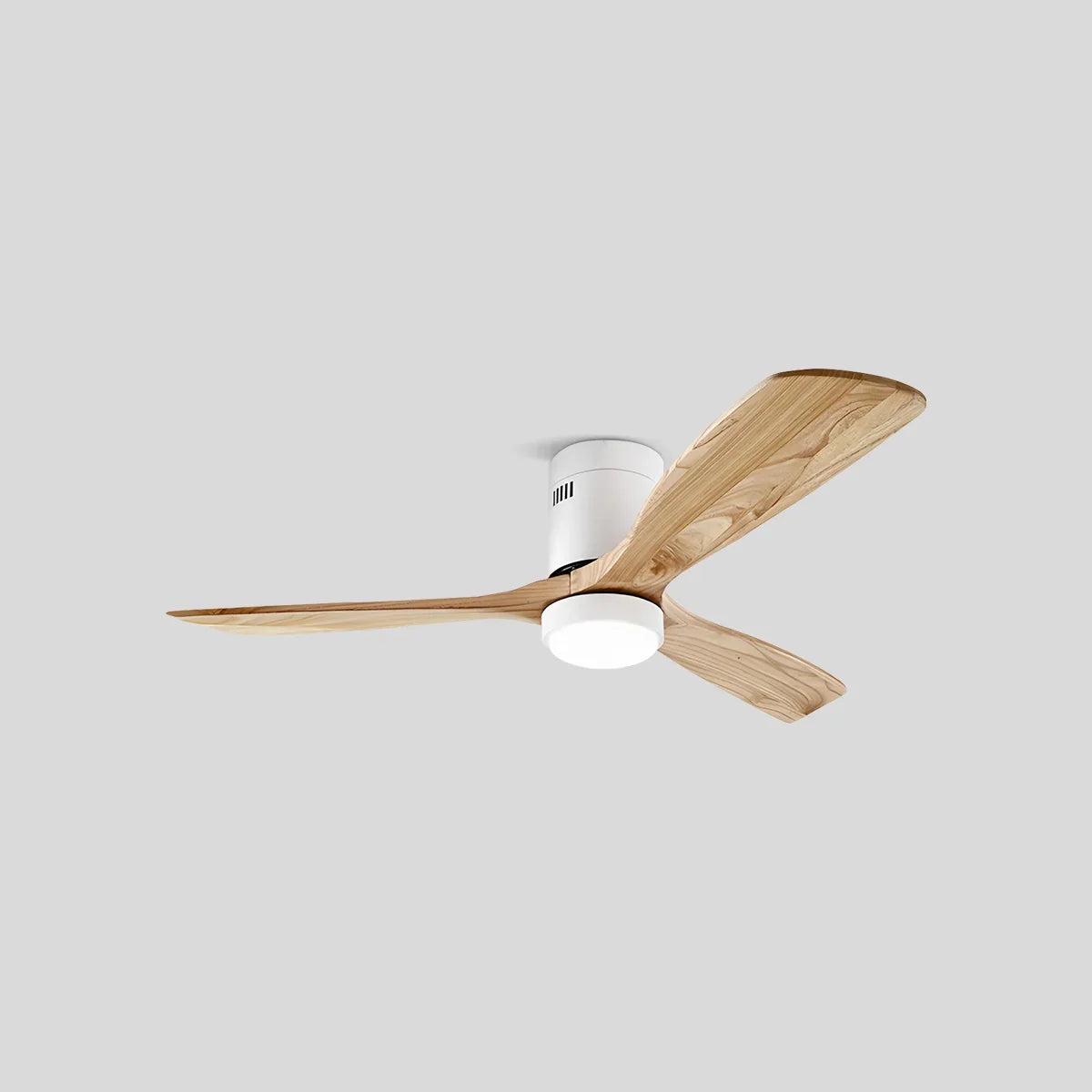 flairel Mid-century Modern Hugger Ceiling Fan Lamp