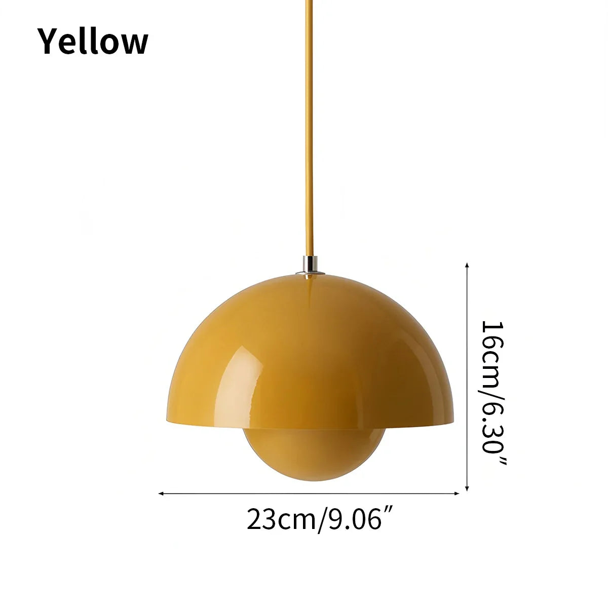 flairel Nordic Colorful Flower Bud Pendant Light