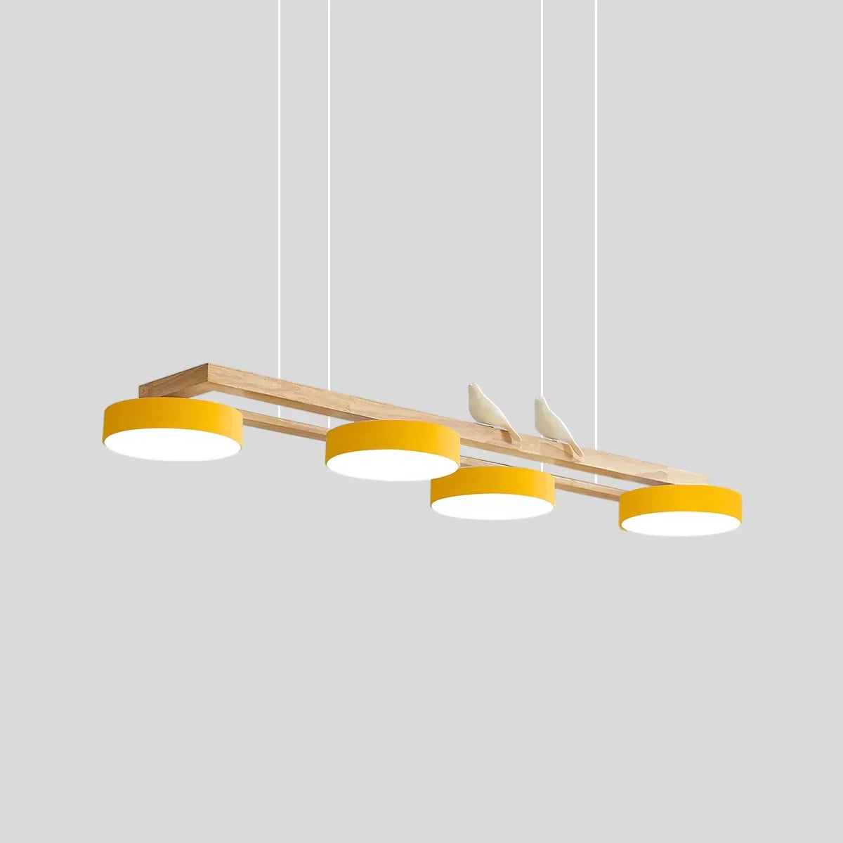 flairel Sienna Bird Long Chandelier for Dining Room