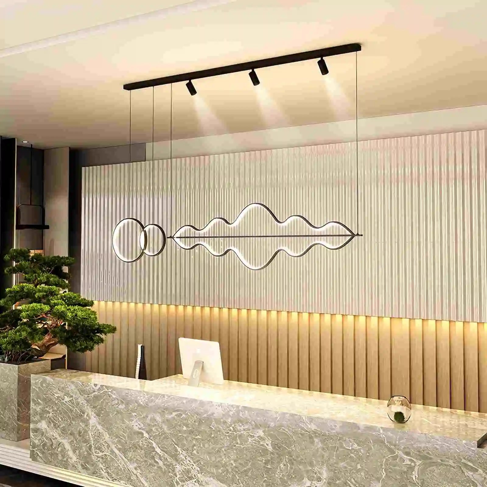 flairel Creative Personality Bar Pendant Light for Dining Areas