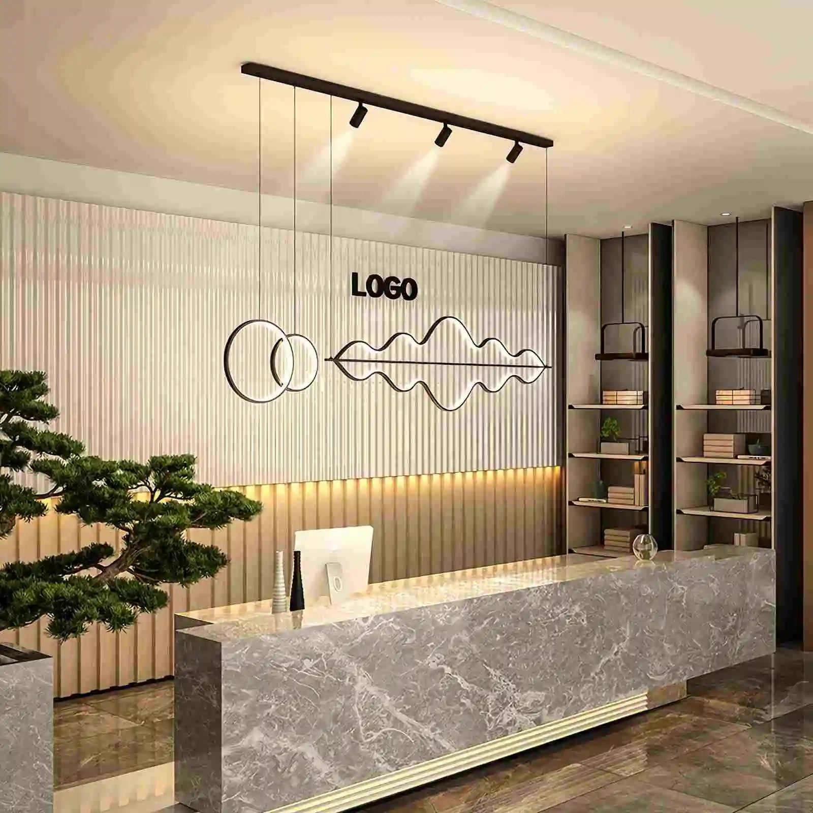 flairel Creative Personality Bar Pendant Light for Dining Areas