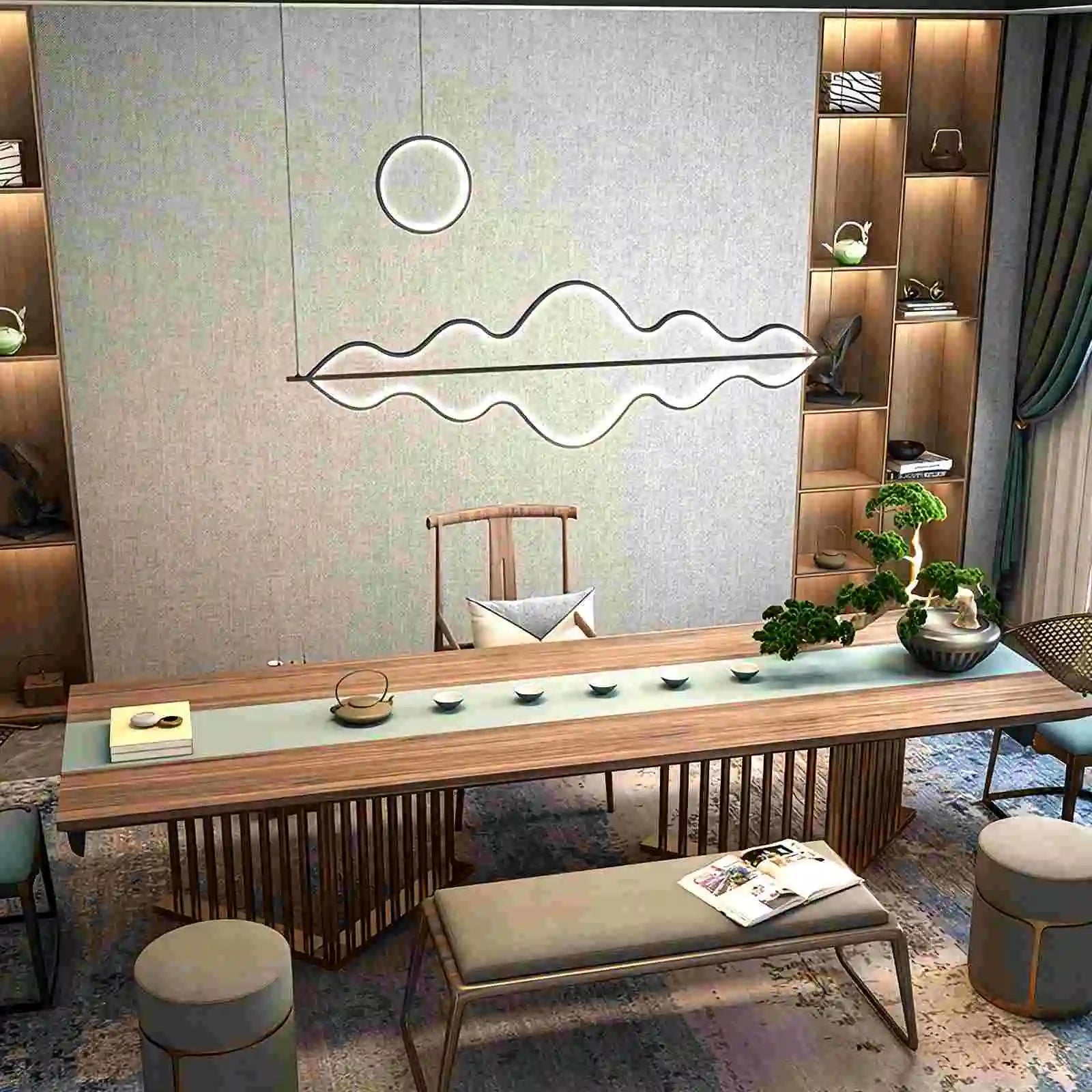 flairel Creative Personality Bar Pendant Light for Dining Areas