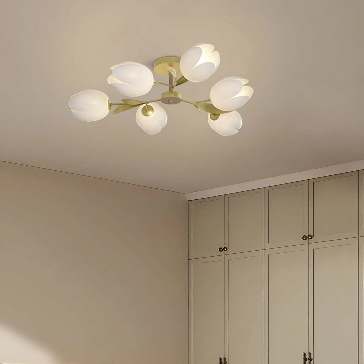 flairel Magnolia Bud Living Room Chandelier