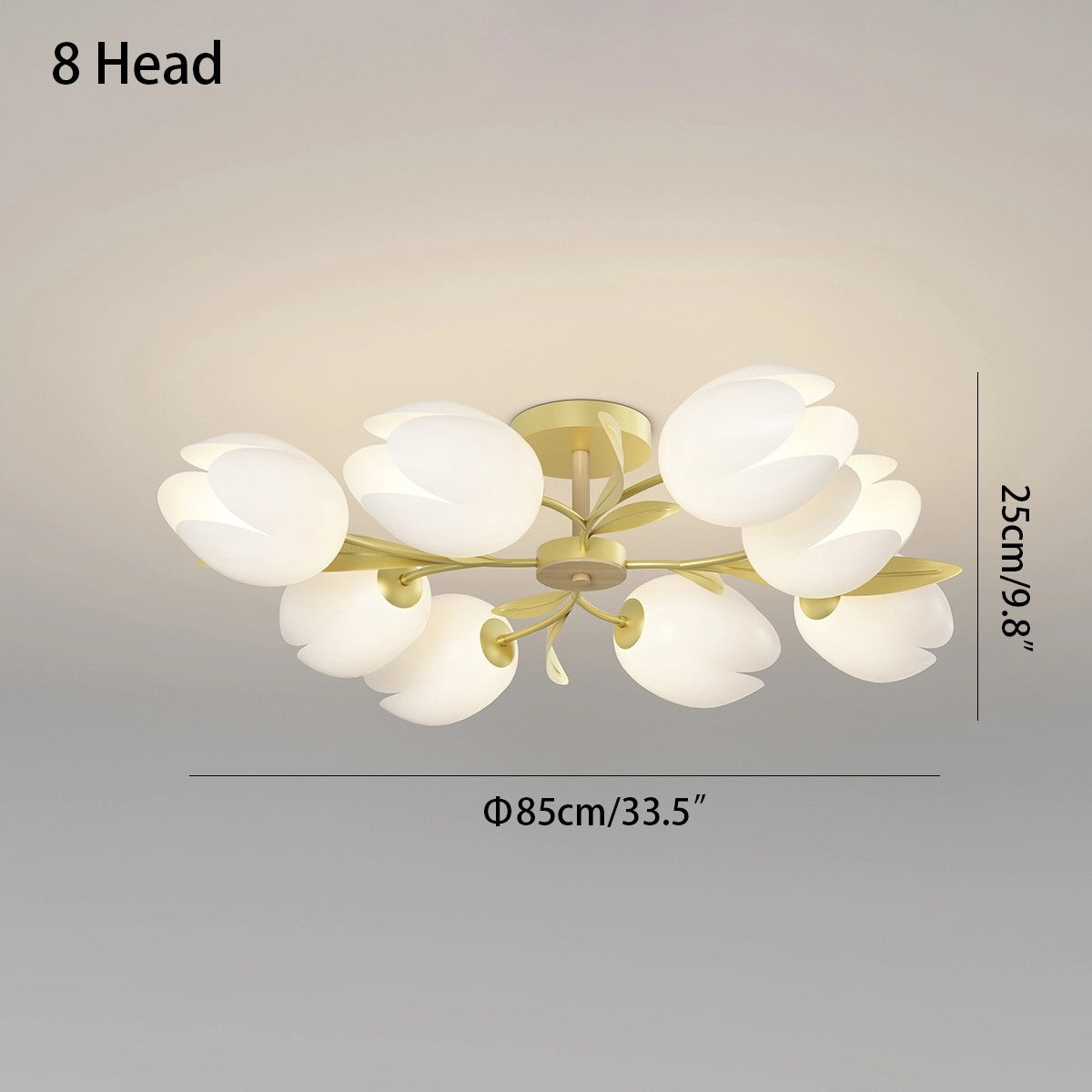 flairel Magnolia Bud Living Room Chandelier