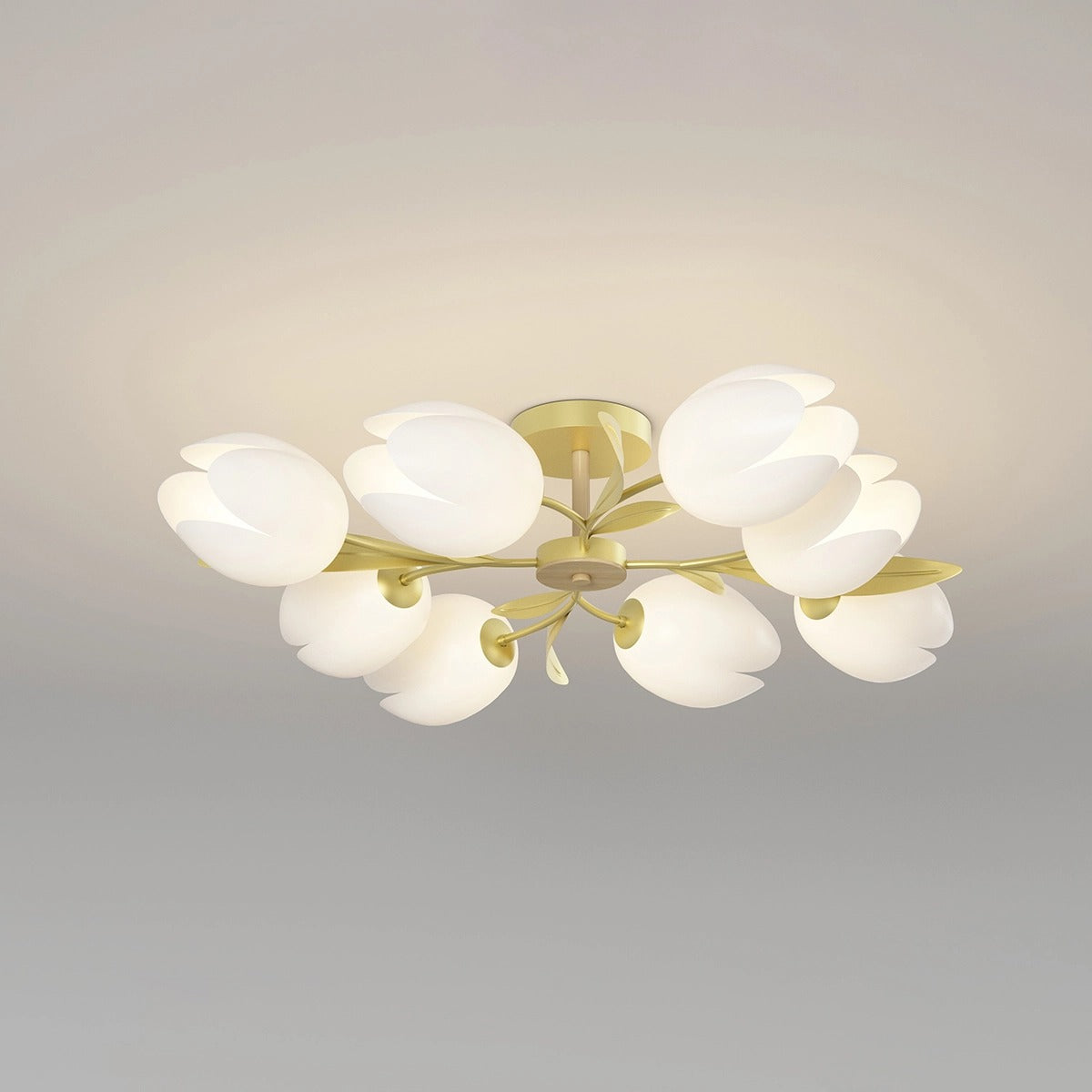 flairel Magnolia Bud Living Room Chandelier