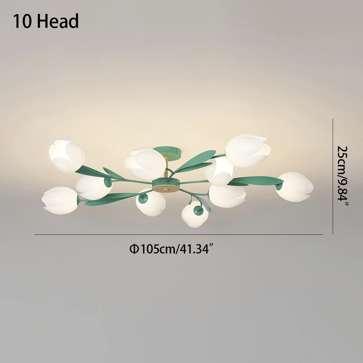 flairel Magnolia Bud Living Room Chandelier