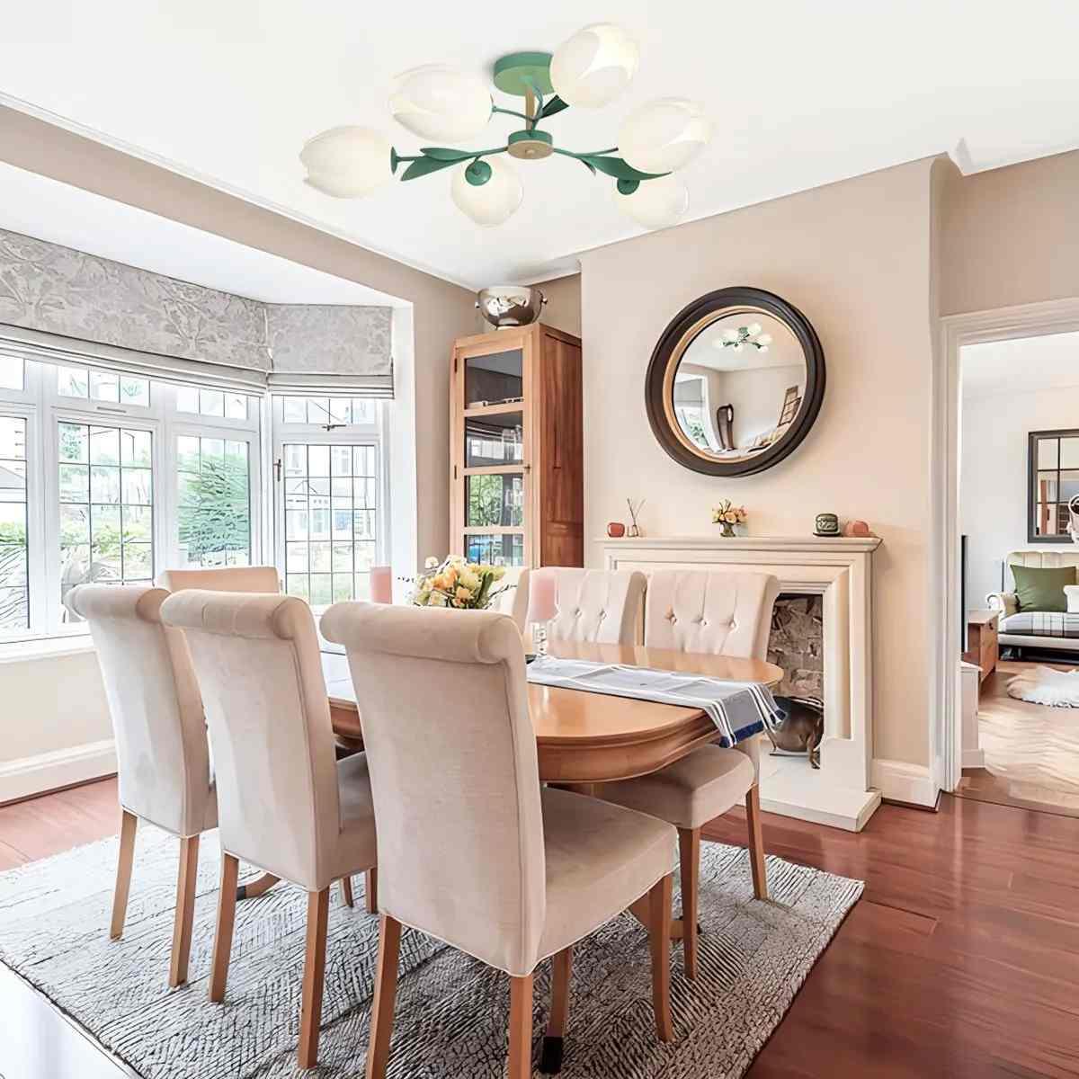 flairel Magnolia Bud Living Room Chandelier