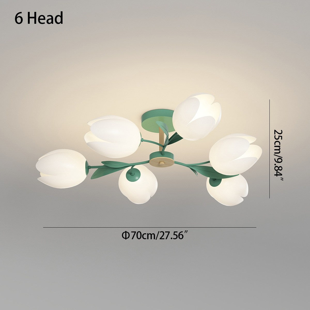 flairel Magnolia Bud Living Room Chandelier