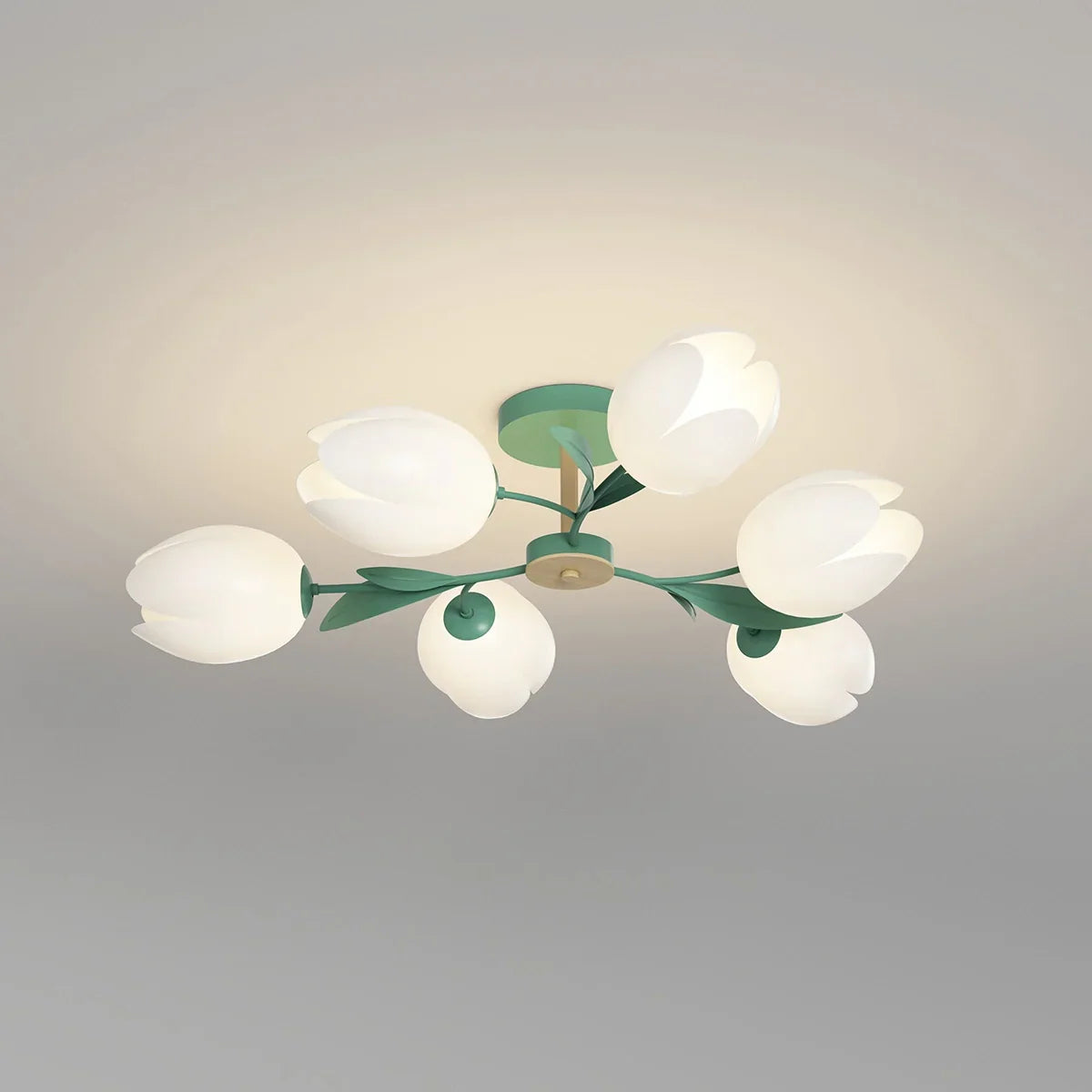 flairel Magnolia Bud Living Room Chandelier