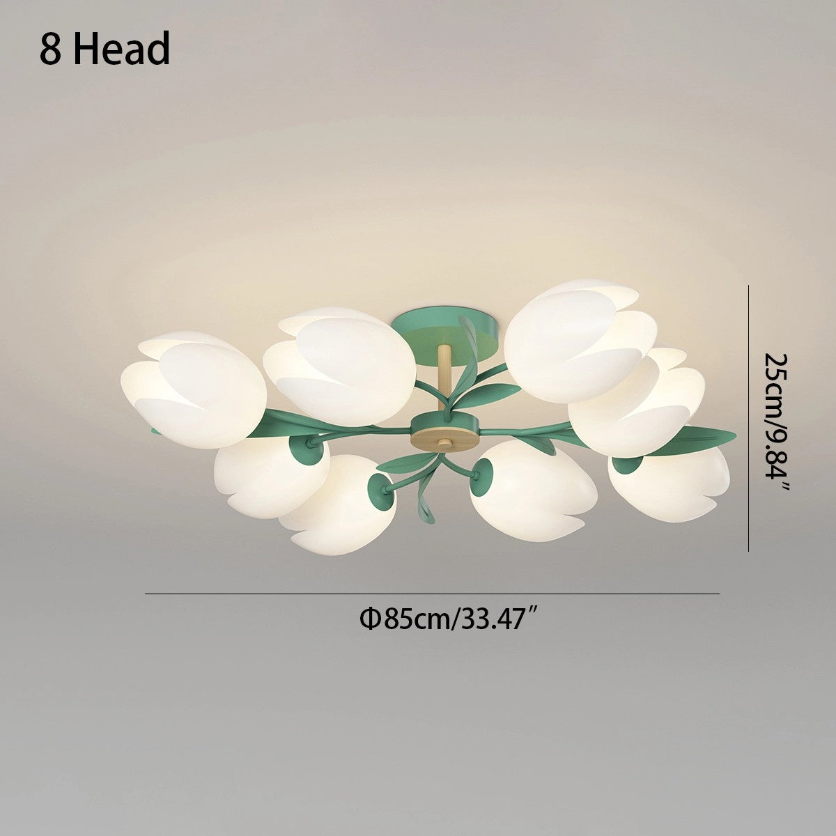 flairel Magnolia Bud Living Room Chandelier