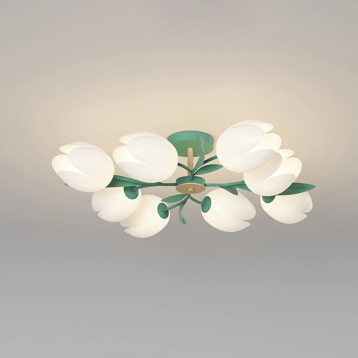 flairel Magnolia Bud Living Room Chandelier