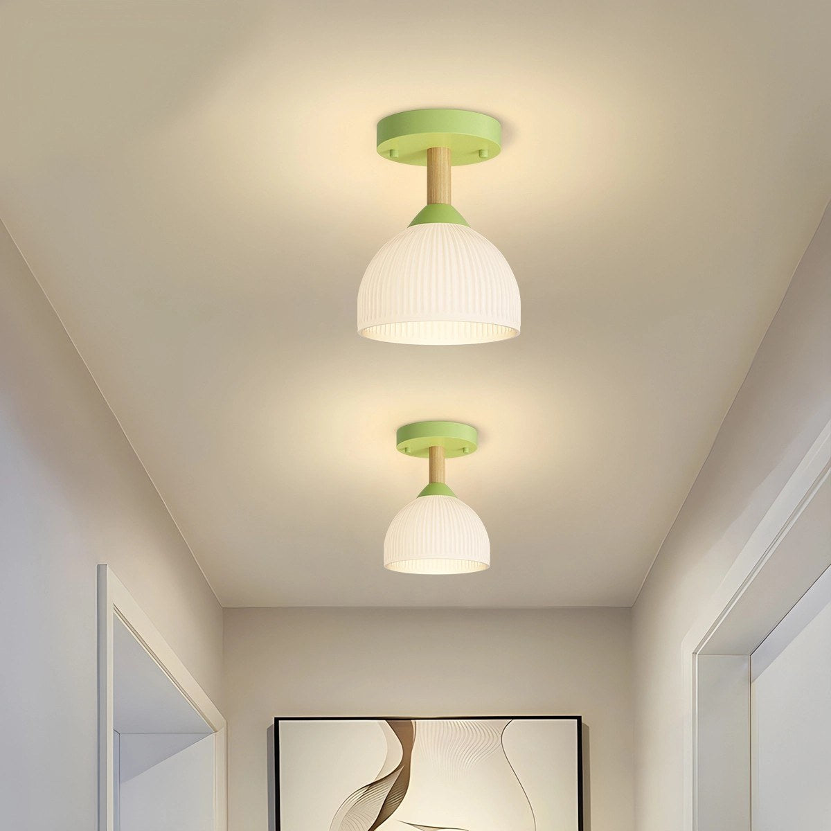 flairel Nordic Simple Ceiling Light for Hallway