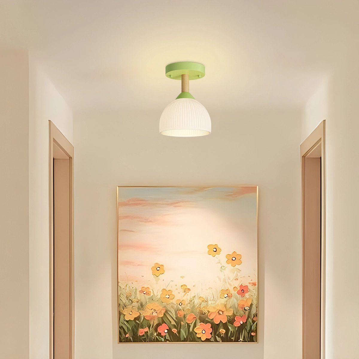 flairel Nordic Simple Ceiling Light for Hallway