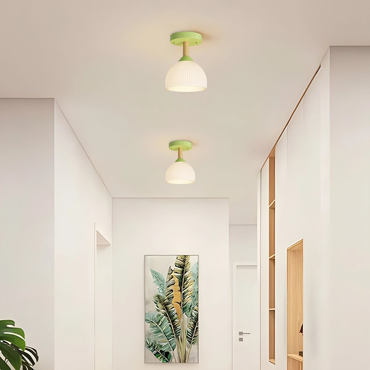 flairel Nordic Simple Ceiling Light for Hallway