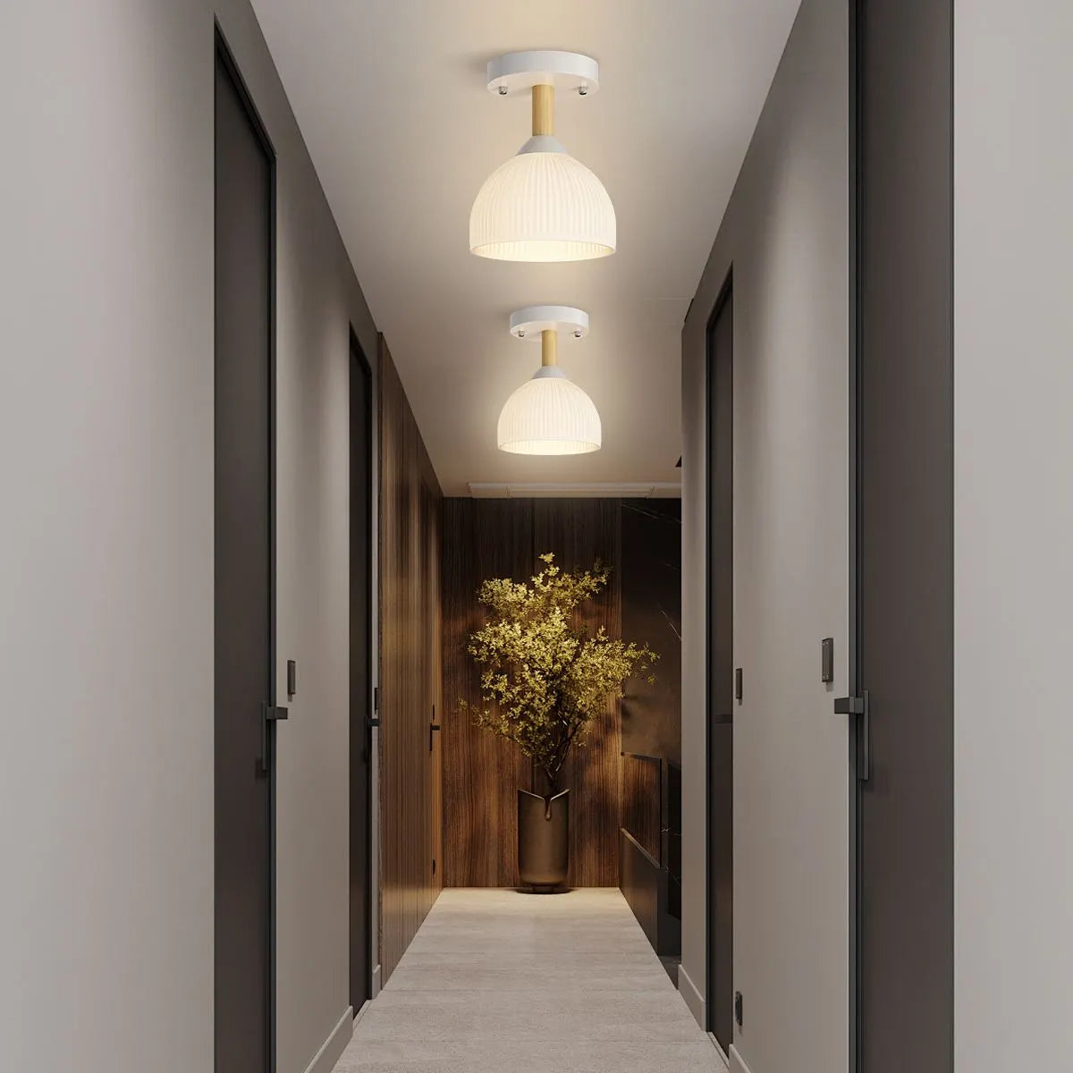 flairel Nordic Simple Ceiling Light for Hallway