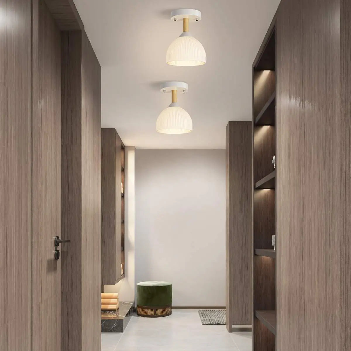 flairel Nordic Simple Ceiling Light for Hallway