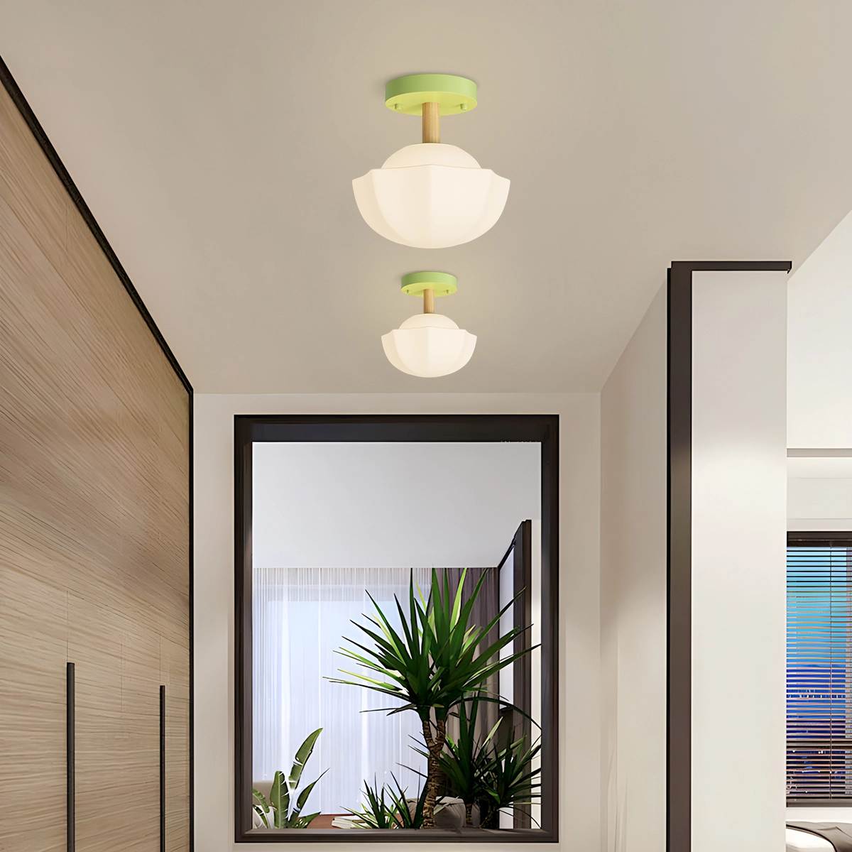 flairel Creative Pastoral Style LED Ceiling Light