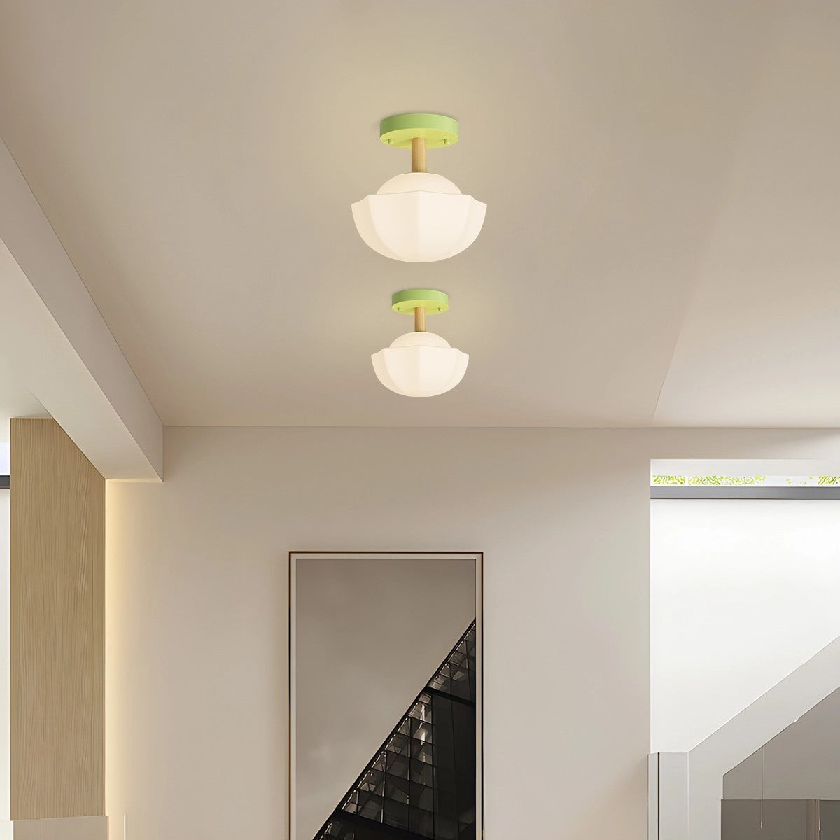 flairel Creative Pastoral Style LED Ceiling Light