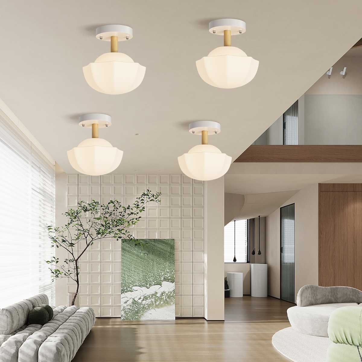 flairel Creative Pastoral Style LED Ceiling Light