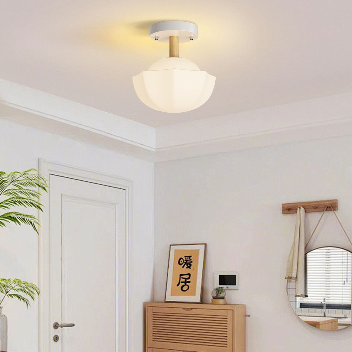 flairel Creative Pastoral Style LED Ceiling Light