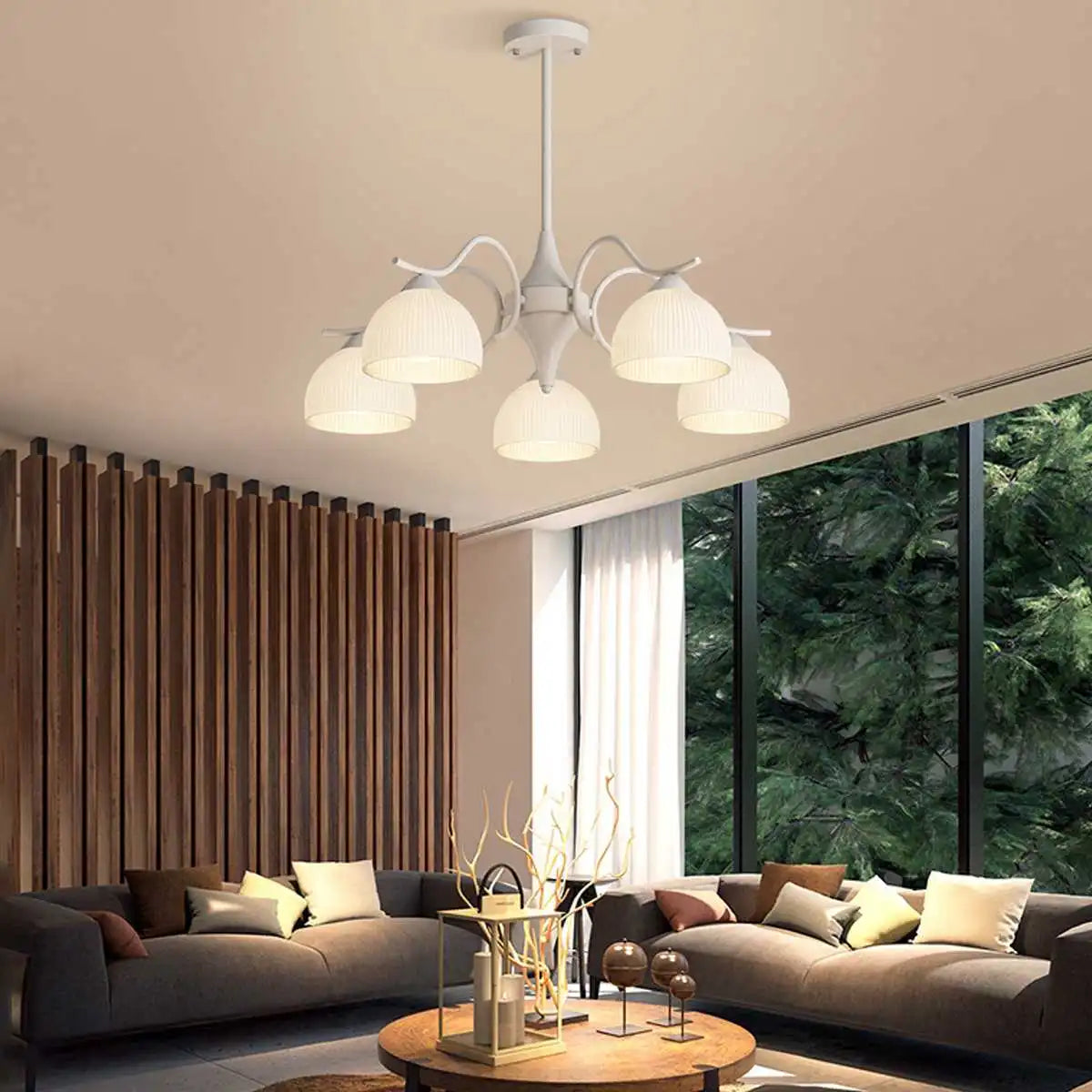 flairel French Pastoral Living Room Chandelier