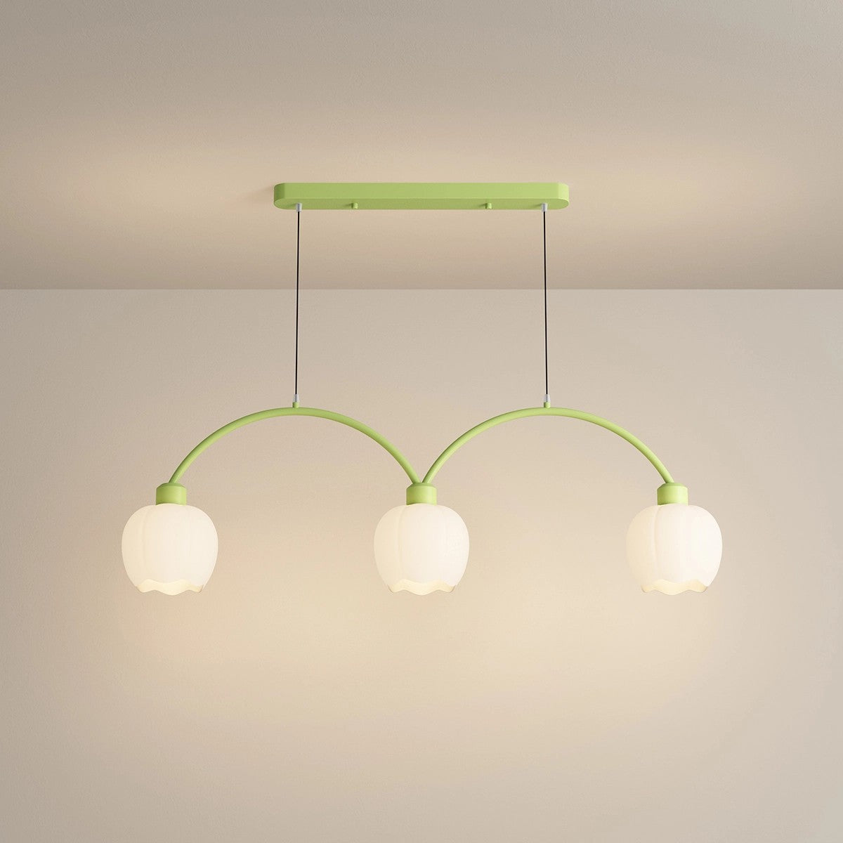 flairel Nordic Simple 3-4 Head Flower Chandelier