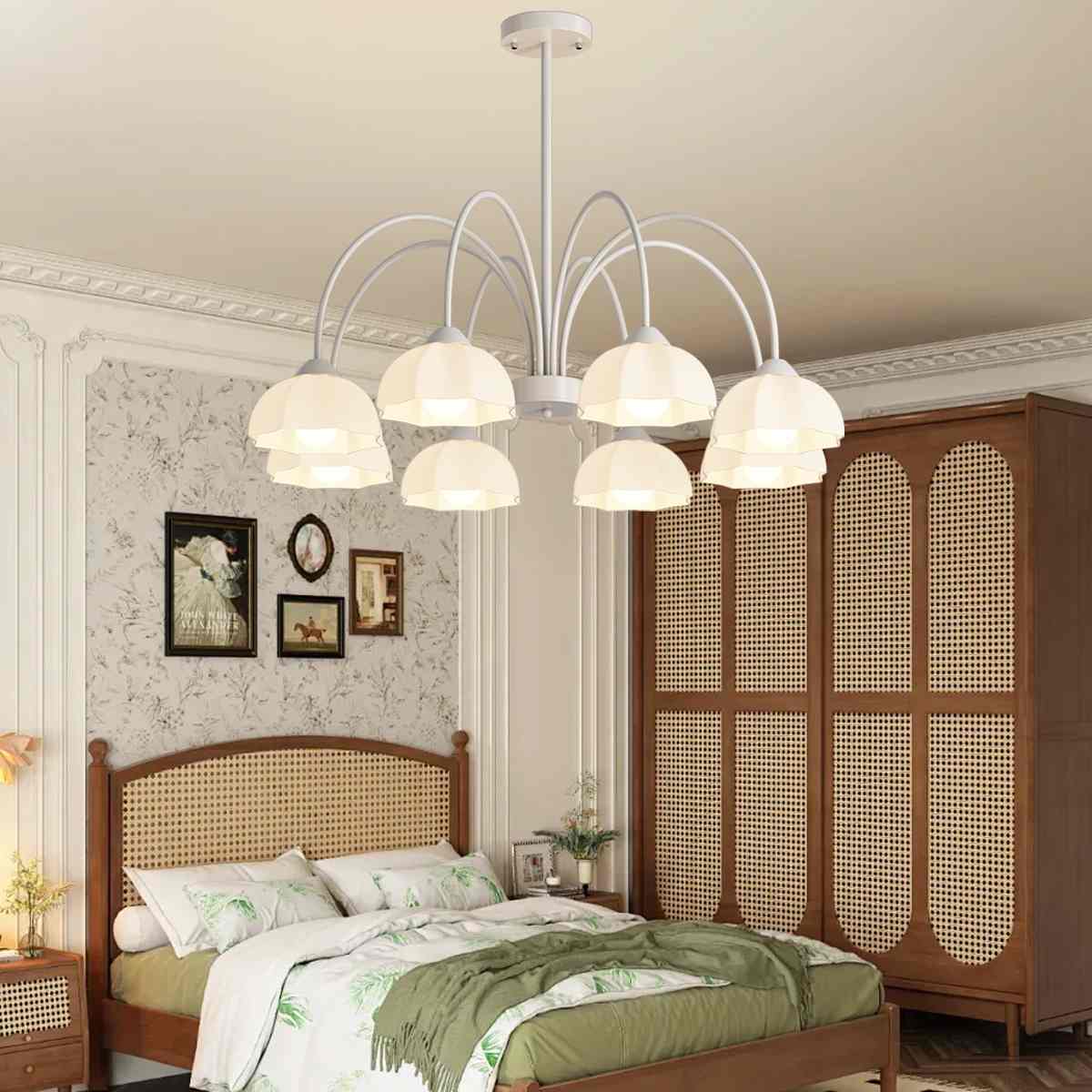 flairel Nordic Modern Light Luxury Flower Chandelier