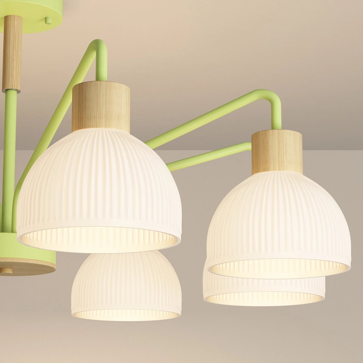flairel American Country Retro Living Room Chandelier