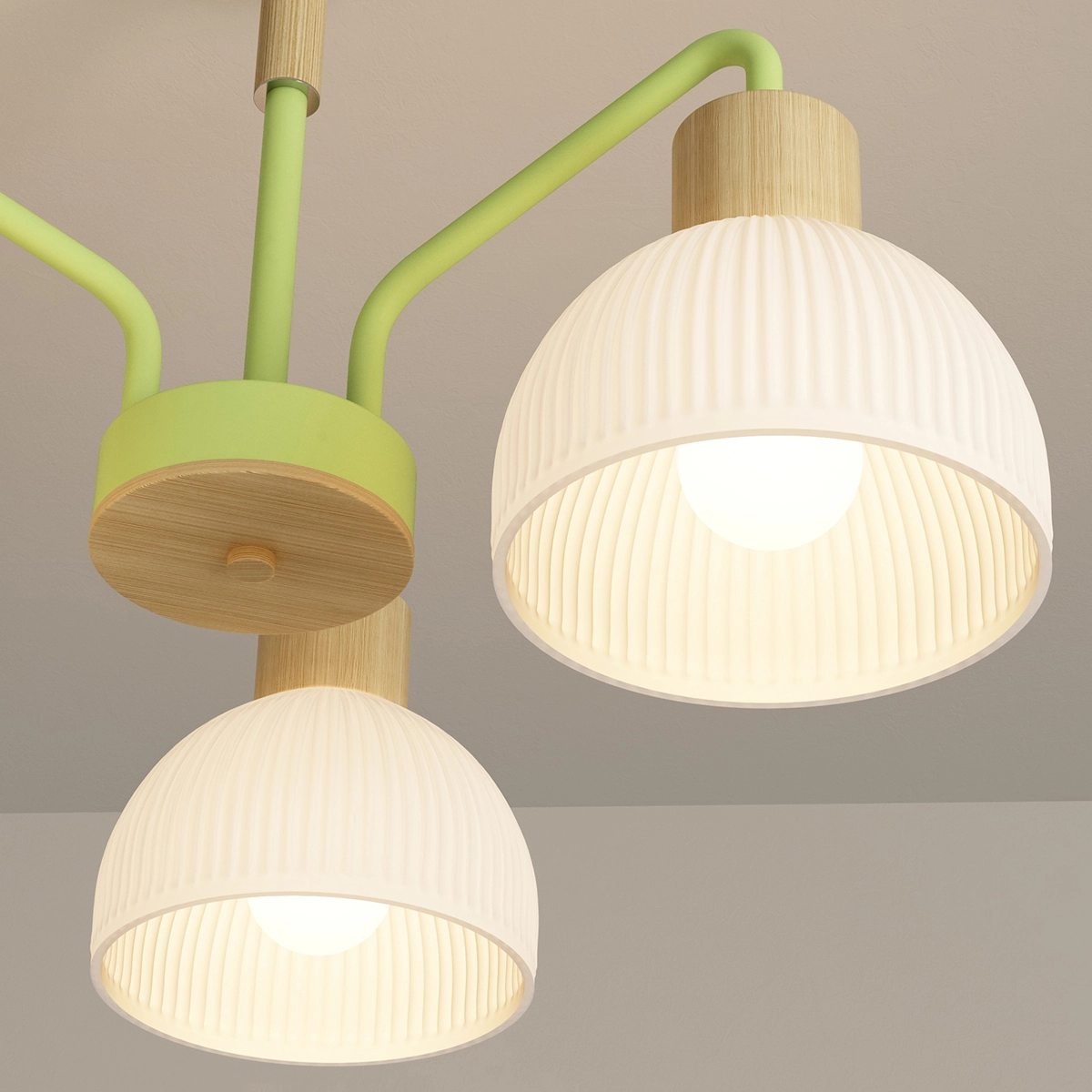 flairel American Country Retro Living Room Chandelier