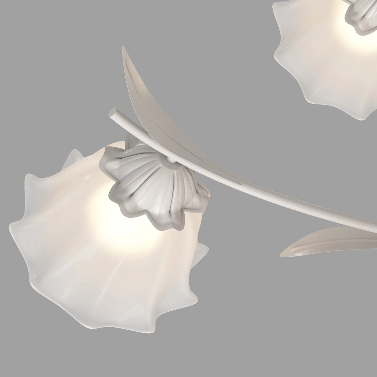 flairel French Vintage Lily of the Valley Flower Chandelier