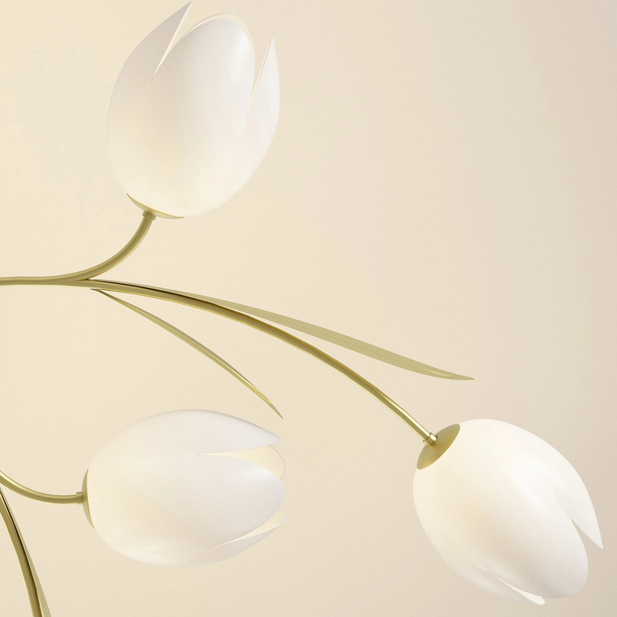 flairel Magnolia Bud Living Room Chandelier