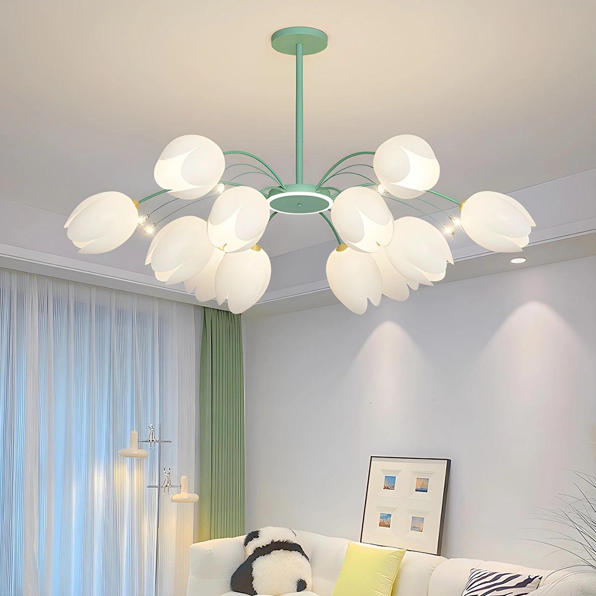 flairel Nordic Simple Flower Chandelier
