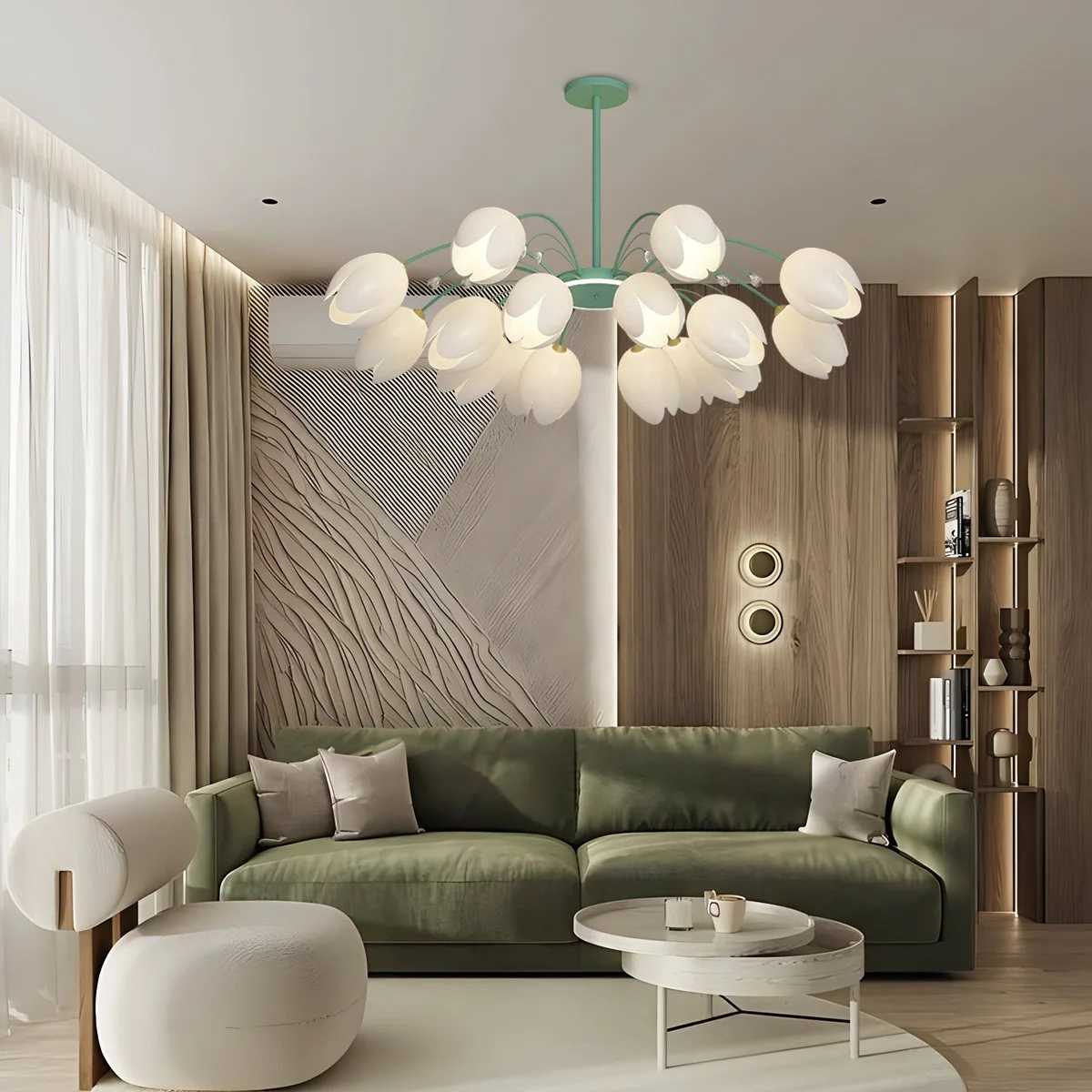 flairel Nordic Simple Flower Chandelier