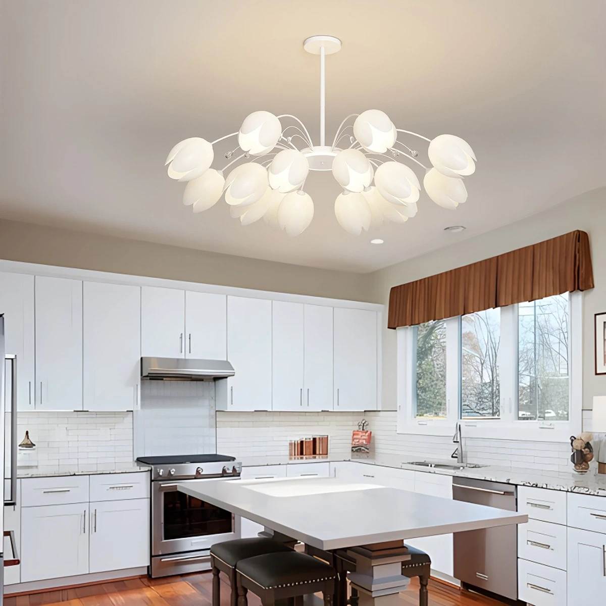flairel Nordic Simple Flower Chandelier