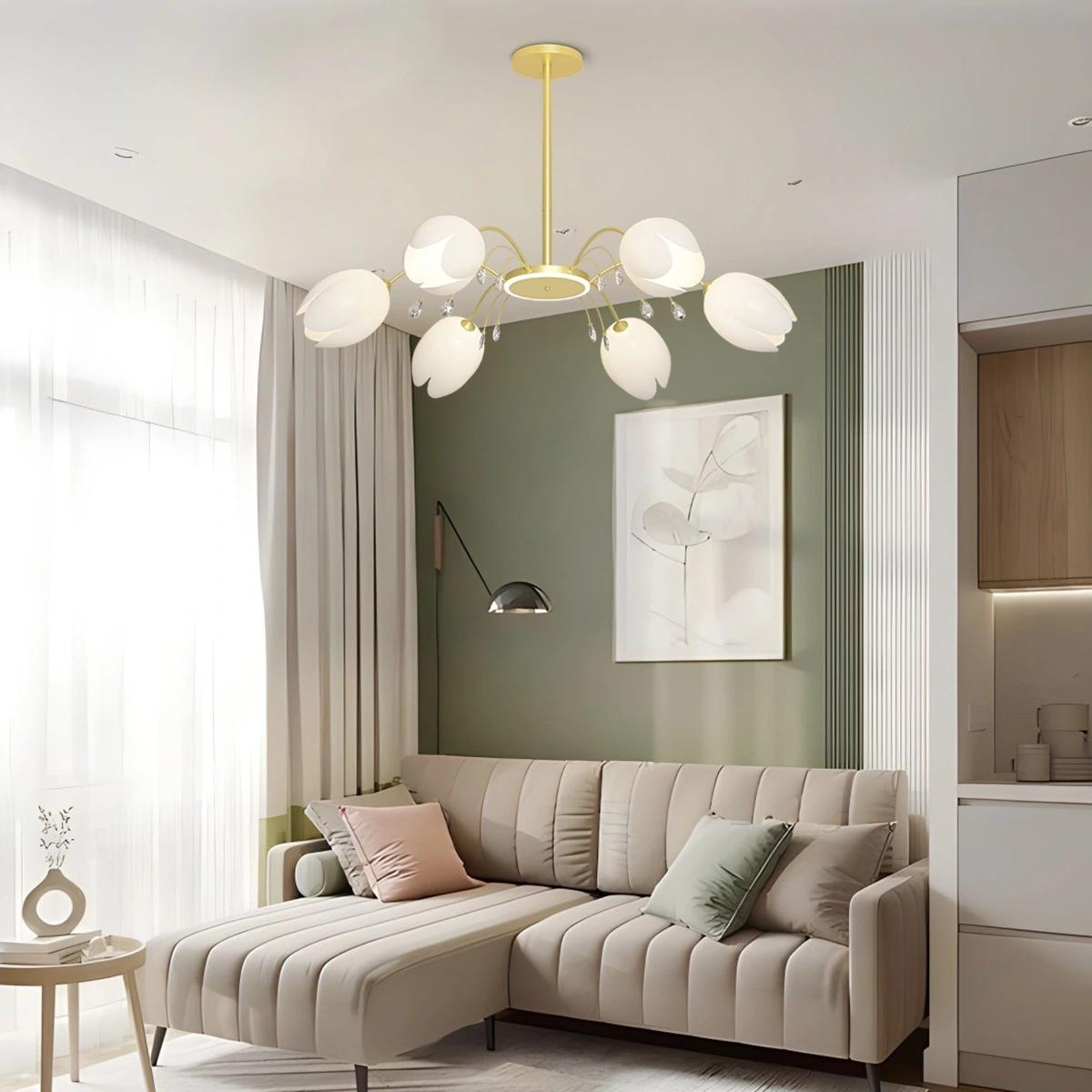 flairel Nordic Simple Flower Chandelier