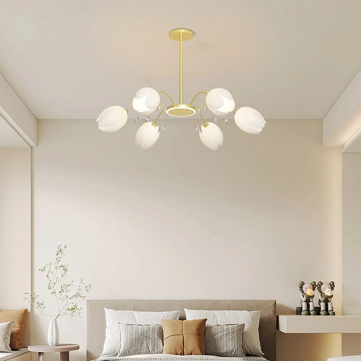 flairel Nordic Simple Flower Chandelier